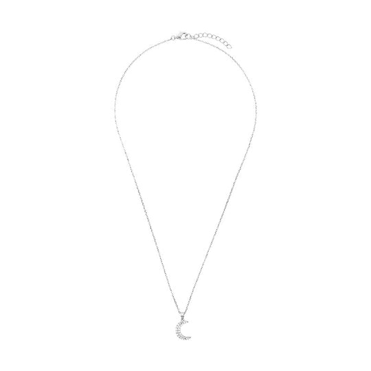AMOR Chain with pendant for Women, Silver 925 | moon