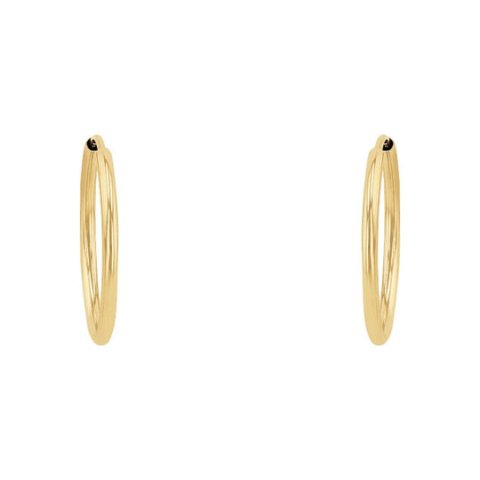 AMOR Creoles for Women, Gold 375/9 ct