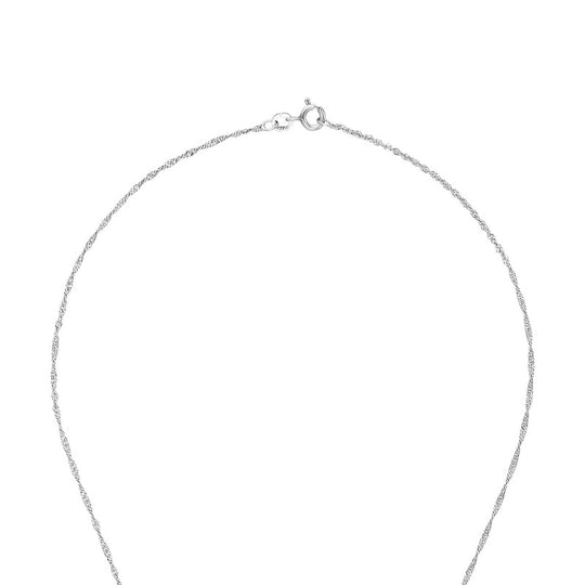 AMOR Chain with pendant for Women, Silver 925