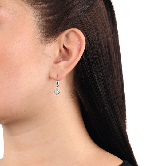 AMOR Earrings for Women, Silver 925