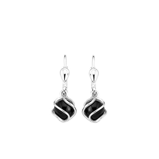 AMOR Earrings for Women, Silver 925
