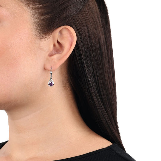 AMOR Earrings for Women, Silver 925