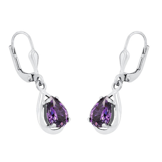 AMOR Earrings for Women, Silver 925