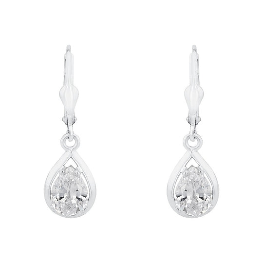 AMOR Earrings for Women, Silver 925