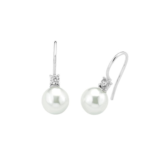 AMOR Earrings for Women, Silver 925