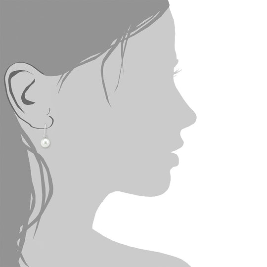 AMOR Earrings for Women, Silver 925