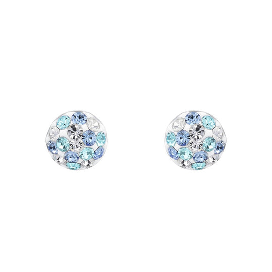AMOR Ear studs for Girls, Silver 925
