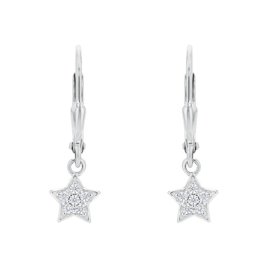 AMOR Earrings for Girls, Silver 925 | star