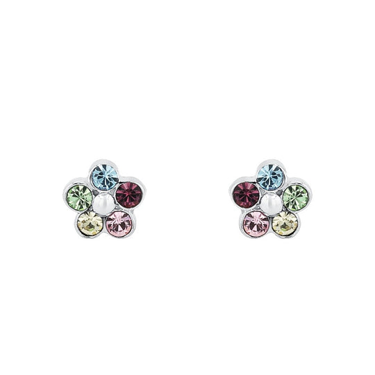 AMOR Ear studs for Girls, Silver 925 | flower
