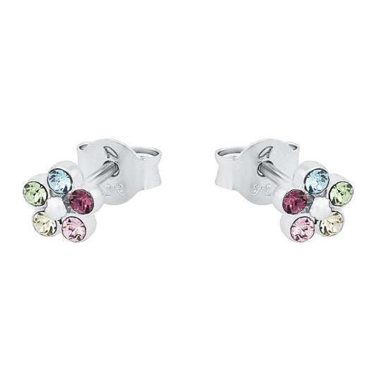 AMOR Ear studs for Girls, Silver 925 | flower
