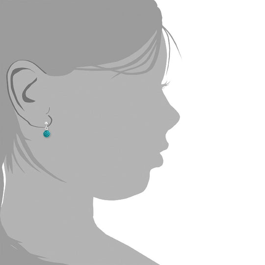 AMOR Earrings for Girls, Silver 925