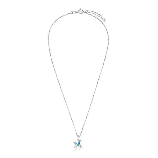AMOR Chain with pendant for Girls, Silver 925 | unicorn