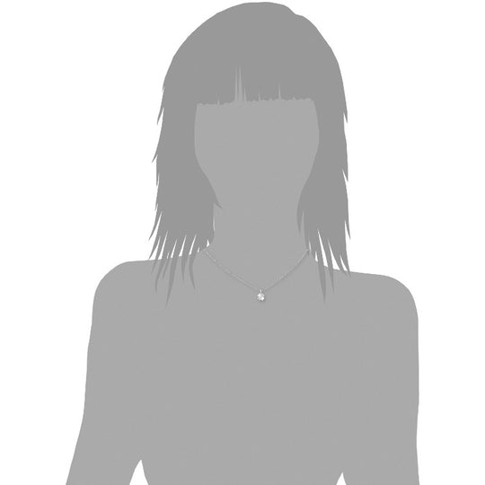 AMOR Chain with pendant for Girls, Silver 925 | clover-leaf