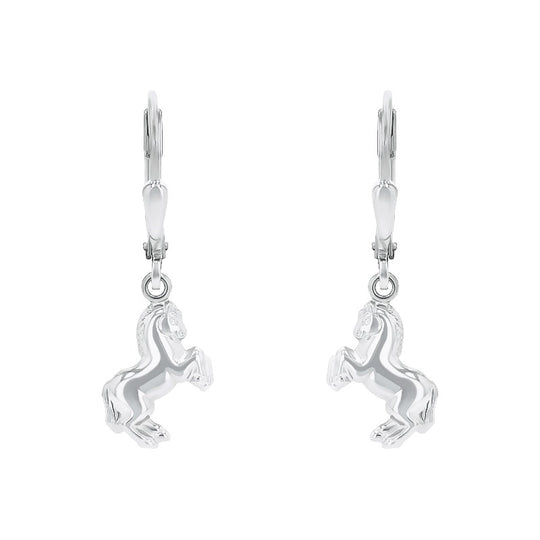 AMOR Earrings for Girls, Silver 925 | horse