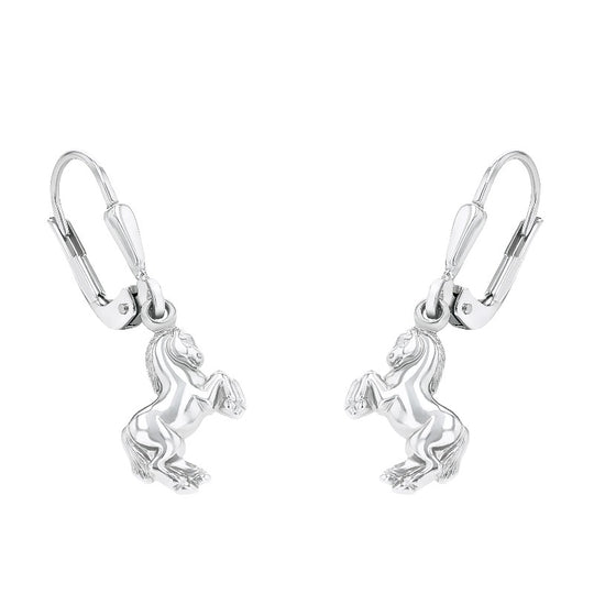 AMOR Earrings for Girls, Silver 925 | horse