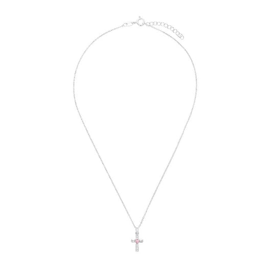 AMOR Chain with pendant for Girls, Silver 925 | cross