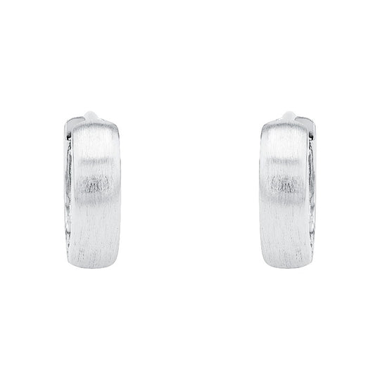 AMOR Creoles for unisex, Silver 925