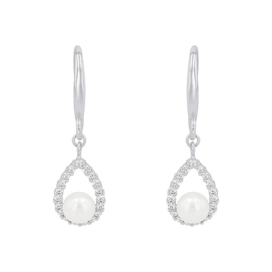 AMOR Earrings for Women, Silver 925