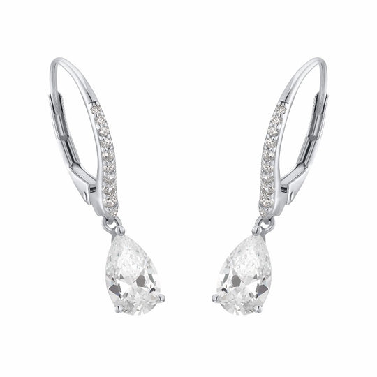 AMOR Earrings for Women, Silver 925