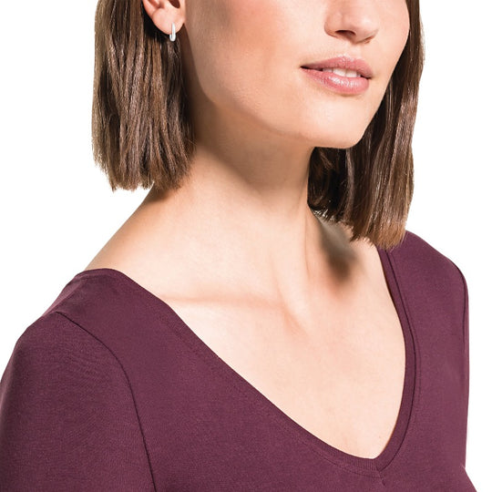 AMOR Creoles for Women, Silver 925