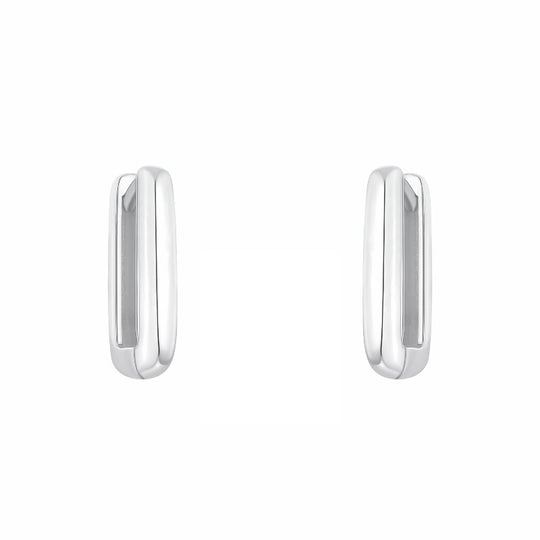 AMOR Creoles for Women, Silver 925