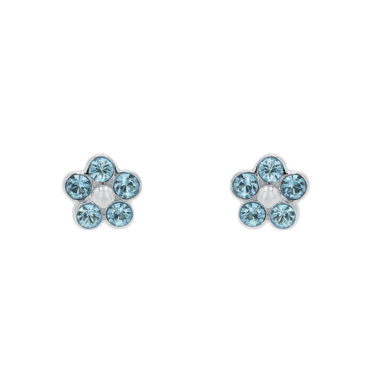 AMOR Ear studs for Girls, Silver 925 | flower