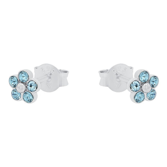 AMOR Ear studs for Girls, Silver 925 | flower