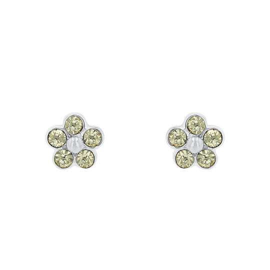 AMOR Ear studs for Girls, Silver 925 | flower
