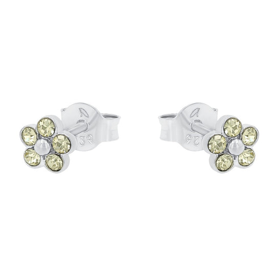 AMOR Ear studs for Girls, Silver 925 | flower