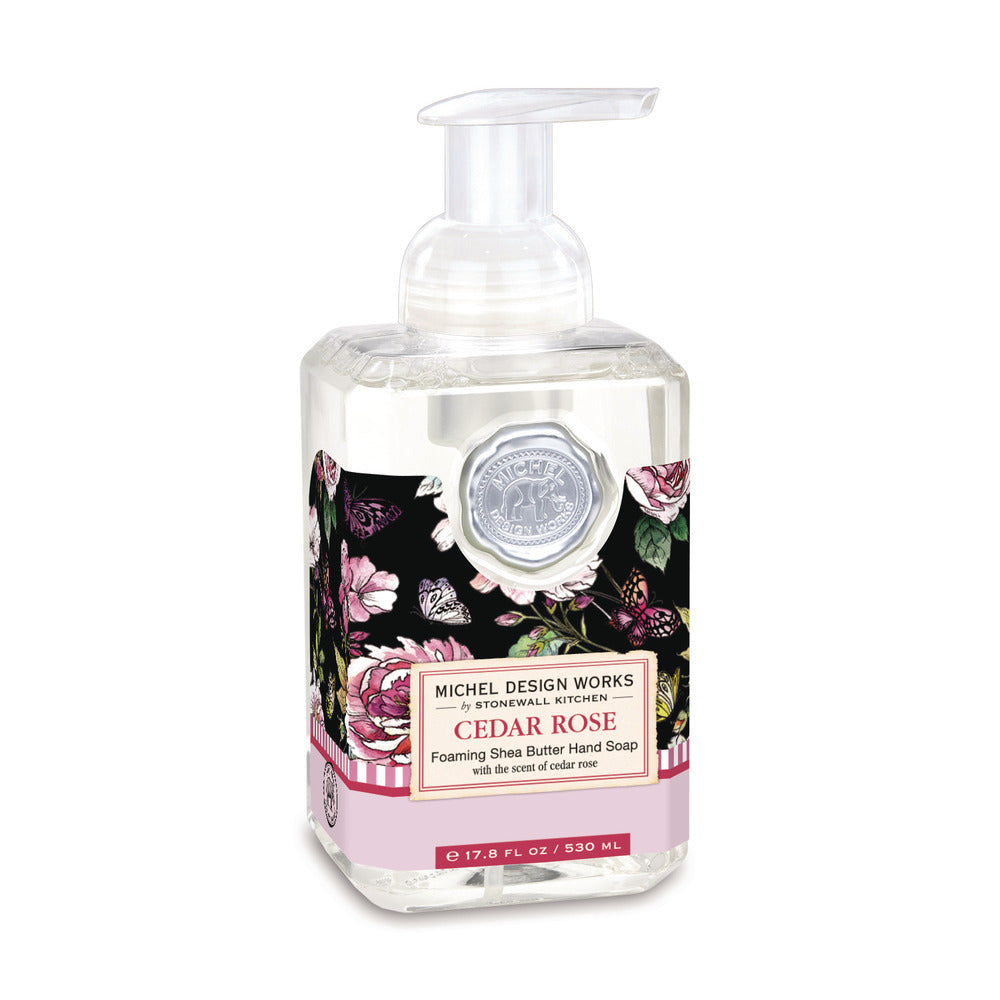 MICHEL DESIGN WORKS Cedar Rose Foaming Soap