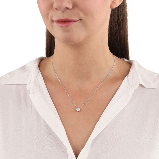 AMOR Chain with pendant for Women, Silver 925