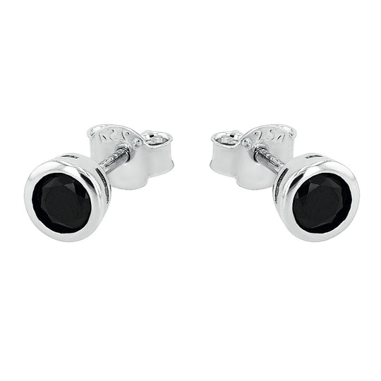 AMOR Ear studs for Women, Silver 925