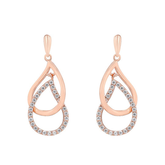 AMOR Earrings for Women, Silver 925