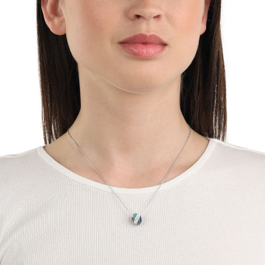 AMOR Chain with pendant for Women, Silver 925