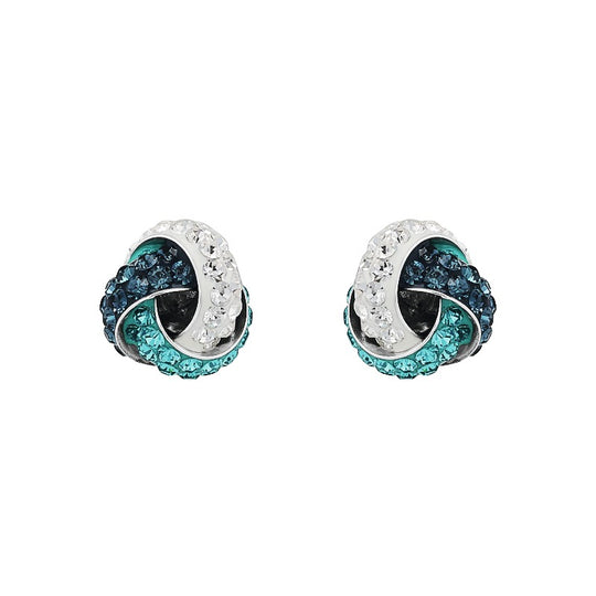AMOR Ear studs for Women, Silver 925