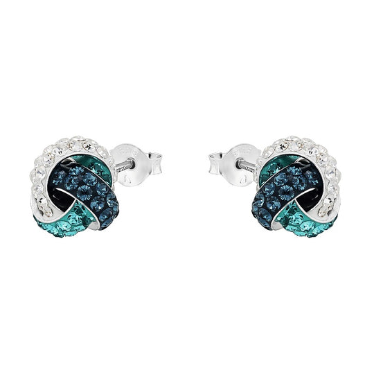 AMOR Ear studs for Women, Silver 925