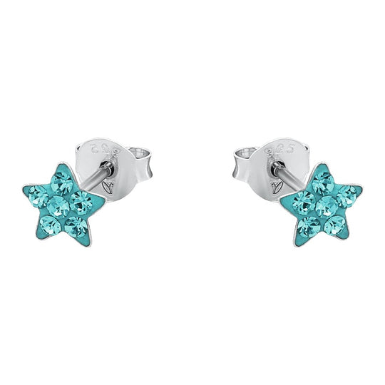 AMOR Ear studs for Girls, Silver 925 | star