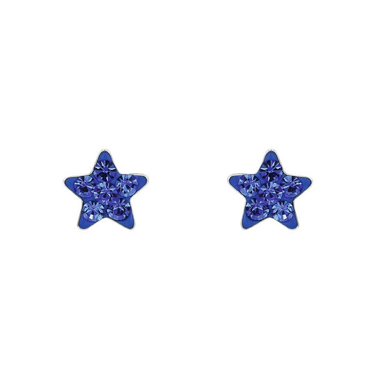 AMOR Ear studs for Girls, Silver 925 | star