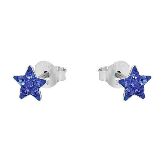 AMOR Ear studs for Girls, Silver 925 | star
