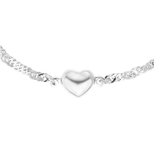 AMOR Bracelet for Girls, Silver 925 | heart