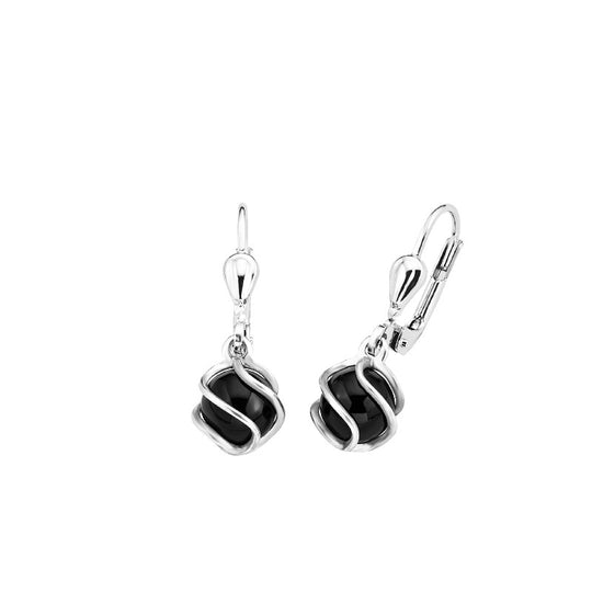 AMOR Earrings for Women, Silver 925