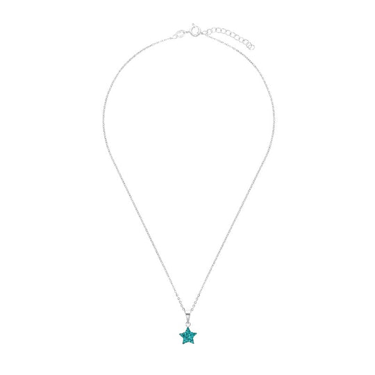 AMOR Chain with pendant for Girls, Silver 925 | star