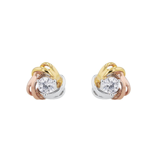 AMOR Ear studs for Women, Silver 925 | knot