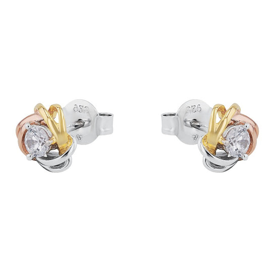 AMOR Ear studs for Women, Silver 925 | knot