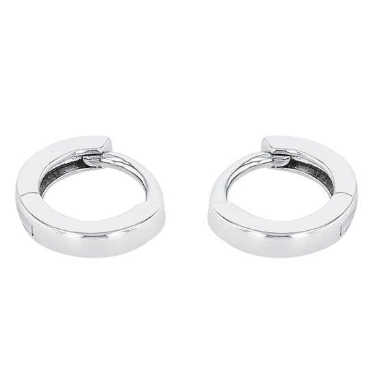 AMOR Creoles for unisex, Silver 925