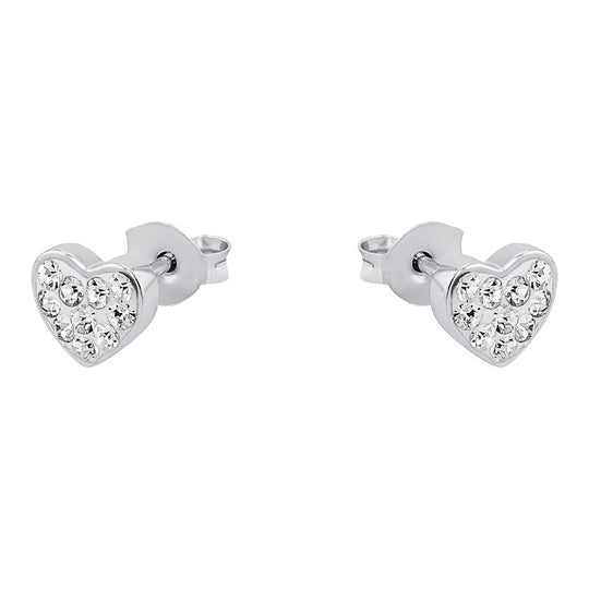 AMOR Ear studs for Women, Silver 925 | heart