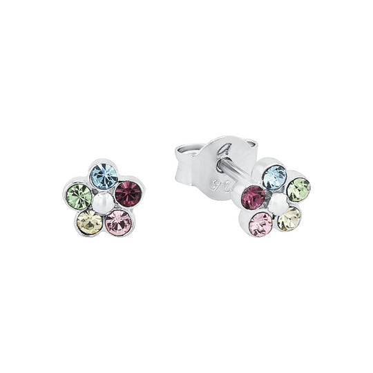 AMOR Ear studs for Girls, Silver 925 | flower