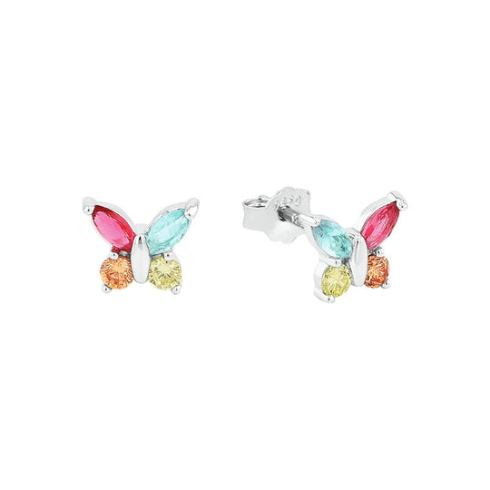 AMOR Ear studs for Girls, Silver 925 | butterfly