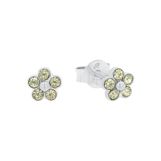 AMOR Ear studs for Girls, Silver 925 | flower