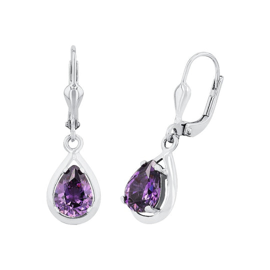 AMOR Earrings for Women, Silver 925